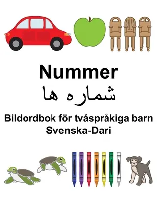 Szwedzki-Dari Liczby/شماره ها Słownik obrazkowy dla dzieci dwujęzycznych - Svenska-Dari Nummer/شماره ها Bildordbok fr tvsprkiga barn