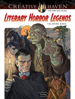 Kolorowanka z literackimi legendami horroru Creative Haven - Creative Haven Literary Horror Legends Coloring Book