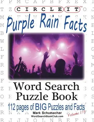 Krąg, Fakty o purpurowym deszczu, wyszukiwanie słów, książka z łamigłówkami - Circle It, Purple Rain Facts, Word Search, Puzzle Book