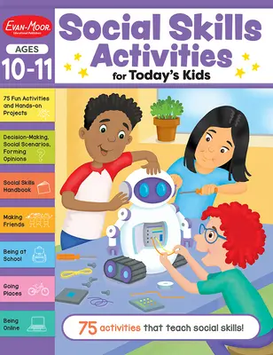 Ćwiczenia umiejętności społecznych dla współczesnych dzieci, 10-11 lat Zeszyt ćwiczeń - Social Skills Activities for Today's Kids, Ages 10 - 11 Workbook