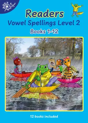 Phonic Books Dandelion Readers Vowel Spellings Level 2 VIV Wails Bindup: Książki do dekodowania dla początkujących Zespoły samogłosek - Phonic Books Dandelion Readers Vowel Spellings Level 2 VIV Wails Bindup: Decodable Books for Beginner Readers Vowel Teams