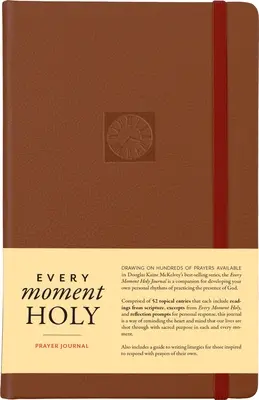 Dziennik modlitewny „Każda chwila święta” - brązowy - Every Moment Holy Prayer Journal-Brown