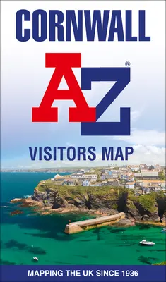 Mapa Kornwalii A-Z dla odwiedzających - Cornwall A-Z Visitors Map