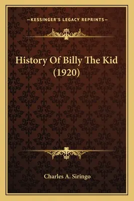 Historia Billy'ego Kida (1920) - History Of Billy The Kid (1920)