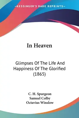 In Heaven: Przebłyski życia i szczęścia uwielbionych (1865) - In Heaven: Glimpses Of The Life And Happiness Of The Glorified (1865)