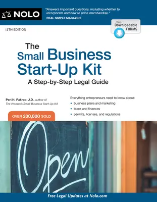 Zestaw startowy dla małych firm: Przewodnik prawny krok po kroku - The Small Business Start-Up Kit: A Step-By-Step Legal Guide