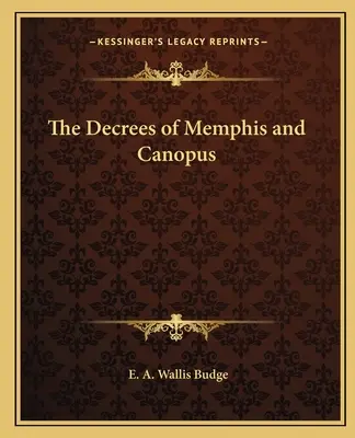 Dekrety Memfis i Kanopusa - The Decrees of Memphis and Canopus