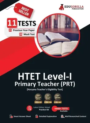 Egzamin HTET Level-I 2023 (edycja angielska) - Haryana Primary Teacher (PRT) - 8 próbnych testów i 3 dokumenty z poprzedniego roku (1600 rozwiązanych pytań) z bezpłatnym A - HTET Level-I Exam 2023 (English Edition) - Haryana Primary Teacher (PRT) - 8 Mock Tests and 3 Previous Year Papers (1600 Solved Questions) with Free A