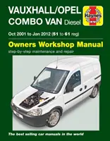 Vauxhall/Opel Combo Diesel Van (październik 2001 - styczeń 2012) 51 do 61 - Vauxhall/Opel Combo Diesel Van (Oct 2001 To Jan 2012) 51 To 61