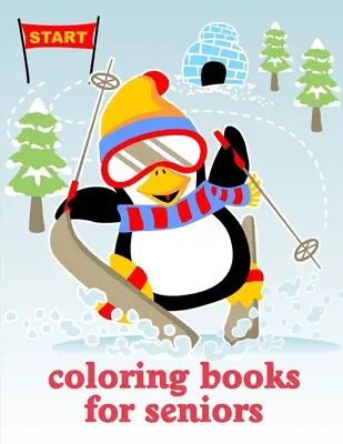 Kolorowanki dla seniorów: Książka świąteczna, łatwe i zabawne obrazy zwierząt - Coloring Books For Seniors: Christmas Book, Easy and Funny Animal Images