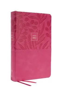 Kjv, Personal Size Large Print Single-Column Reference Bible, Leathersoft, Pink, Red Letter, Comfort Print: Biblia Święta, Wersja Króla Jakuba - Kjv, Personal Size Large Print Single-Column Reference Bible, Leathersoft, Pink, Red Letter, Comfort Print: Holy Bible, King James Version