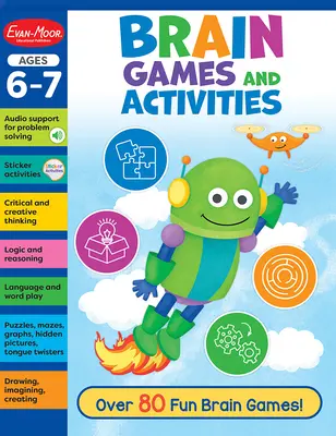 Brain Games and Activities, zeszyt ćwiczeń dla dzieci w wieku 6-7 lat - Brain Games and Activities, Ages 6 - 7 Workbook