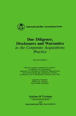 Należyta staranność, ujawnianie informacji i gwarancje - Due Diligence, Disclosures and Warranties