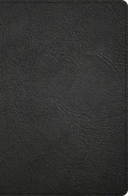 CSB Personal Size Giant Print Bible, czarna skóra naturalna - CSB Personal Size Giant Print Bible, Black Genuine Leather