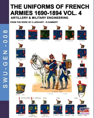 Mundury armii francuskich 1690-1894 - Vol. 4: Artyleria i inżynieria wojskowa - The uniforms of French armies 1690-1894 - Vol. 4: Artillery and military engineering