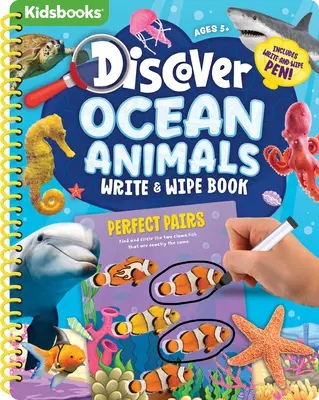 Discover Spiral Wipe-Clean Zwierzęta oceanu - Discover Spiral Wipe-Clean Ocean Animals