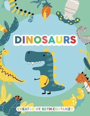 Dinozaury - zeszyt ćwiczeń dla dzieci w wieku 3-6 lat - Dinosaurs Activity Workbook for Kids 3-6