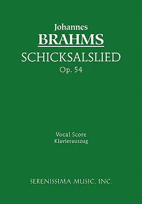 Schicksalslied, op.54: partytura wokalna - Schicksalslied, Op.54: Vocal score