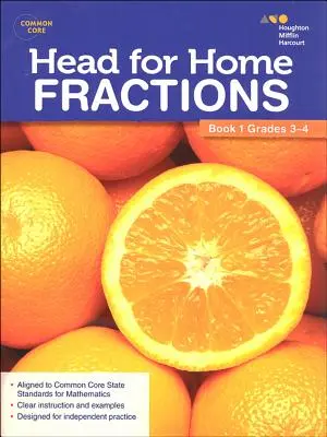 Head For Home Math Skills: Ułamki, Księga 1 - Head For Home Math Skills: Fractions, Book 1