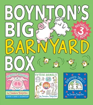 Boynton's Big Barnyard Box (Boxed Set): Idealne świnki!; Piętnaście zwierząt!; Taniec na podwórku! - Boynton's Big Barnyard Box (Boxed Set): Perfect Piggies!; Fifteen Animals!; Barnyard Dance!