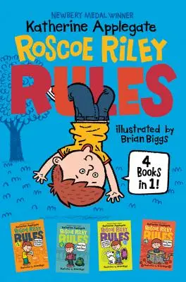 Roscoe Riley Rules 4 książki w 1! Nigdy nie przyklejaj przyjaciół do krzeseł; Nigdy nie przesuwaj misia łobuza; Nie zamieniaj swetra na psa; Nigdy nie pływaj w jabłkach! - Roscoe Riley Rules 4 Books in 1!: Never Glue Your Friends to Chairs; Never Swipe a Bully's Bear; Don't Swap Your Sweater for a Dog; Never Swim in Appl