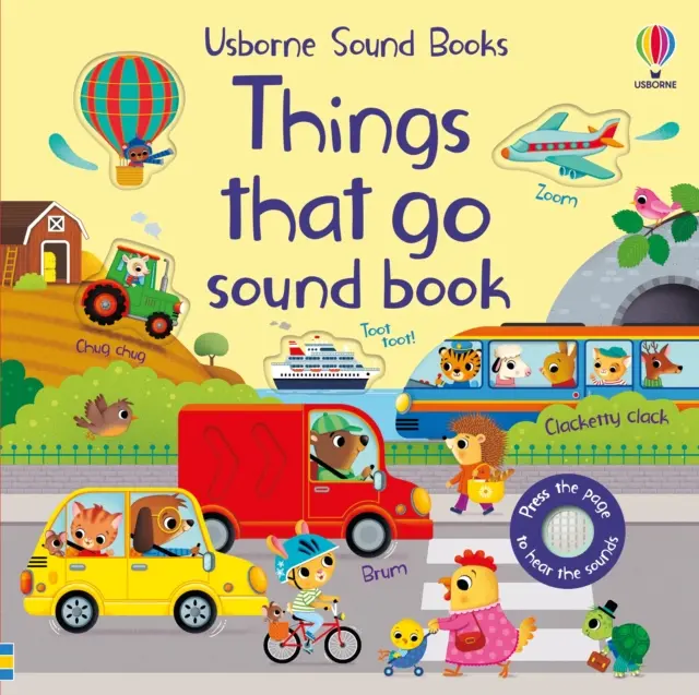 Książeczka dźwiękowa „Rzeczy, które idą - Things That Go Sound Book