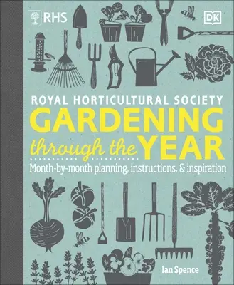 RHS Gardening Through the Year - instrukcje planowania i inspiracje miesiąc po miesiącu - RHS Gardening Through the Year - Month-by-month Planning Instructions and Inspiration