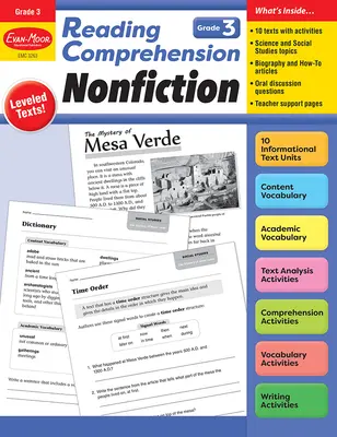 Czytanie ze zrozumieniem: Literatura faktu, klasa 3, materiały dla nauczycieli - Reading Comprehension: Nonfiction, Grade 3 Teacher Resource