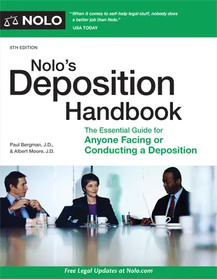 Nolo's Deposition Handbook: Niezbędny przewodnik dla każdego, kto stoi przed lub prowadzi przesłuchanie - Nolo's Deposition Handbook: The Essential Guide for Anyone Facing or Conducting a Deposition