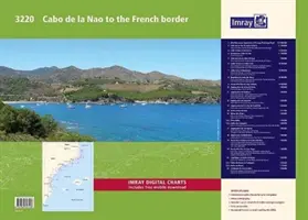 Imray Chart Atlas 3220 - Atlas map Cabo de la Nao do granicy francuskiej - Imray Chart Atlas 3220 - Cabo de la Nao to the French border Chart Atlas