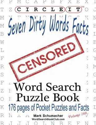 Krąg, Siedem brudnych słów Fakty, Wyszukiwanie słów, Puzzle Book - Circle It, Seven Dirty Words Facts, Word Search, Puzzle Book