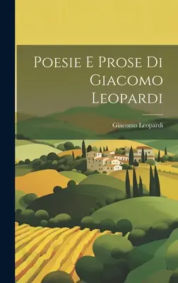 Poesie E Prose Di Giacomo Leopardi