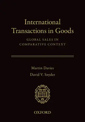 Międzynarodowe transakcje towarowe: Globalna sprzedaż w kontekście porównawczym - International Transactions in Goods: Global Sales in Comparative Context