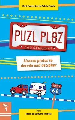 PUZL PL8Z Tablice rejestracyjne do odkodowania i rozszyfrowania - PUZL PL8Z License plates to decode and decipher