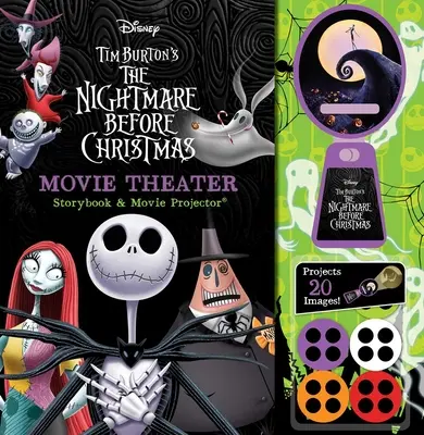 Disney: Koszmar przed Bożym Narodzeniem: książka z opowieściami do kina i projektor - Disney: The Nightmare Before Christmas Movie Theater Storybook and Projector