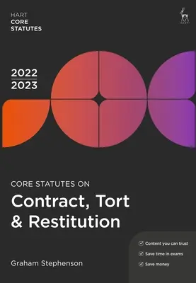 Podstawowe statuty dotyczące umów, czynów niedozwolonych i restytucji 2022-23 - Core Statutes on Contract, Tort & Restitution 2022-23