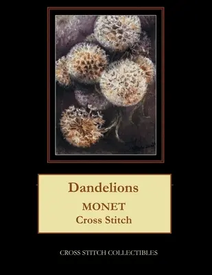 Mlecze: Wzór do haftu krzyżykowego Monet - Dandelions: Monet cross stitch pattern