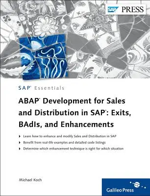 Rozwój ABAP dla sprzedaży i dystrybucji w SAP - wyjścia, BAdI i ulepszenia - ABAP Development for Sales and Distribution in SAP - Exits, BAdIs, and Enhancements