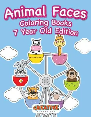 Kolorowanki z twarzami zwierząt dla 7-latków - Animal Faces Coloring Books 7 Year Old Edition