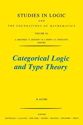 Logika kategoryczna i teoria typów: Tom 141 - Categorical Logic and Type Theory: Volume 141