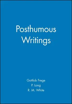 Pisma pośmiertne - Posthumous Writings