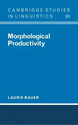 Produktywność morfologiczna - Morphological Productivity