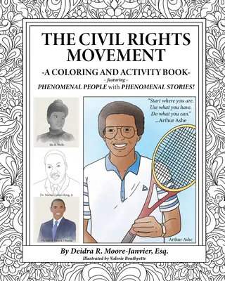 Ruch na rzecz praw obywatelskich: Książka do kolorowania i ćwiczeń - The Civil Rights Movement: A Coloring and Activity Book