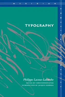 Typografia: Mimesis, filozofia, polityka - Typography: Mimesis, Philosophy, Politics