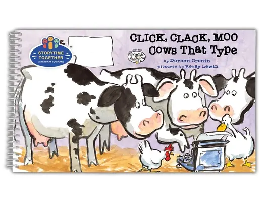 Click, Clack, Moo: Krowy, które piszą (Storytime Together Edition) - Click, Clack, Moo: Cows That Type (Storytime Together Edition)