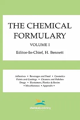 Formuła chemiczna, tom 1 - The Chemical Formulary, Volume 1