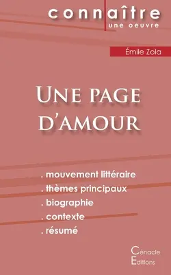 Une page d'amour de mile Zola (pełna analiza literacka i streszczenie) - Fiche de lecture Une page d'amour de mile Zola (Analyse littraire de rfrence et rsum complet)