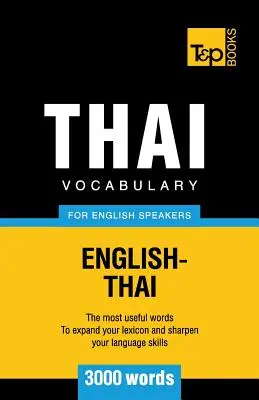 Tajskie słownictwo dla anglojęzycznych - 3000 słów - Thai vocabulary for English speakers - 3000 words