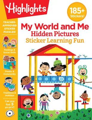 Mój świat i ja Ukryte obrazki Naklejkowa zabawa edukacyjna - My World and Me Hidden Pictures Sticker Learning Fun