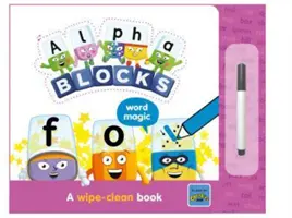 Alphablocks Word Magic: Książka do wycierania - Alphablocks Word Magic: A Wipe-Clean Book